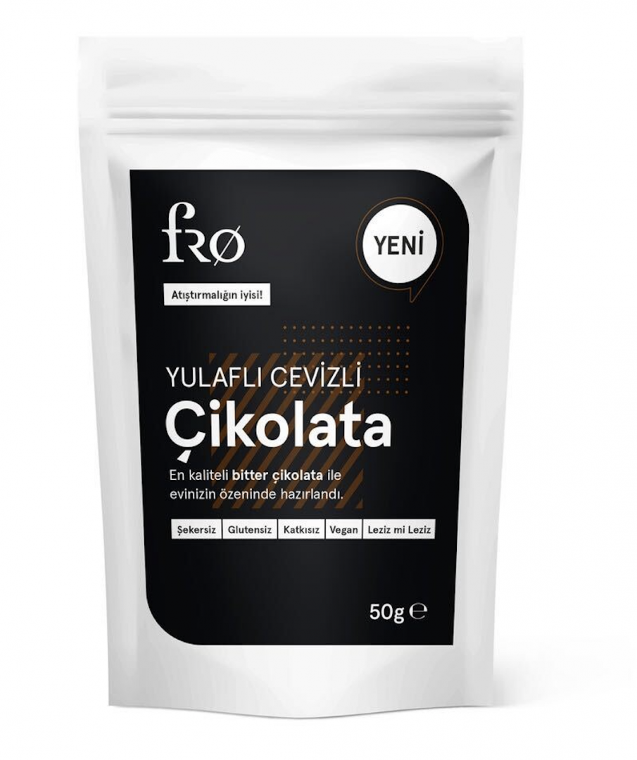 Fro Yulaflı Cevizli Çikolata